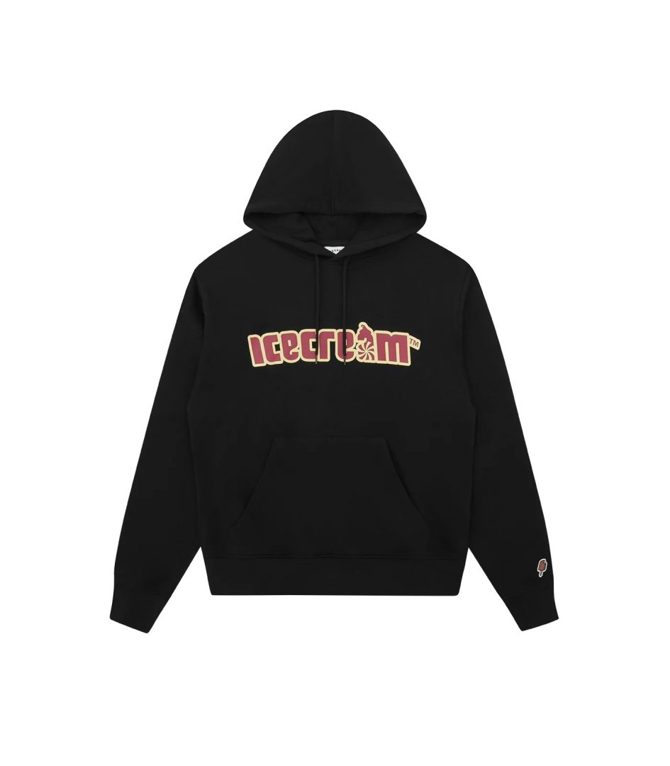 ICE CREAM SOFT SERVE HOODIE-BLACK