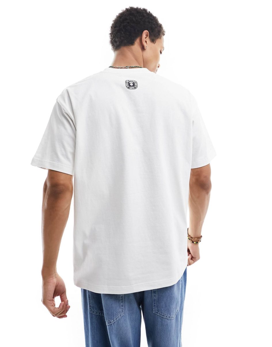 AAPE BY A BATHING APE T-SHIRT-WHITE