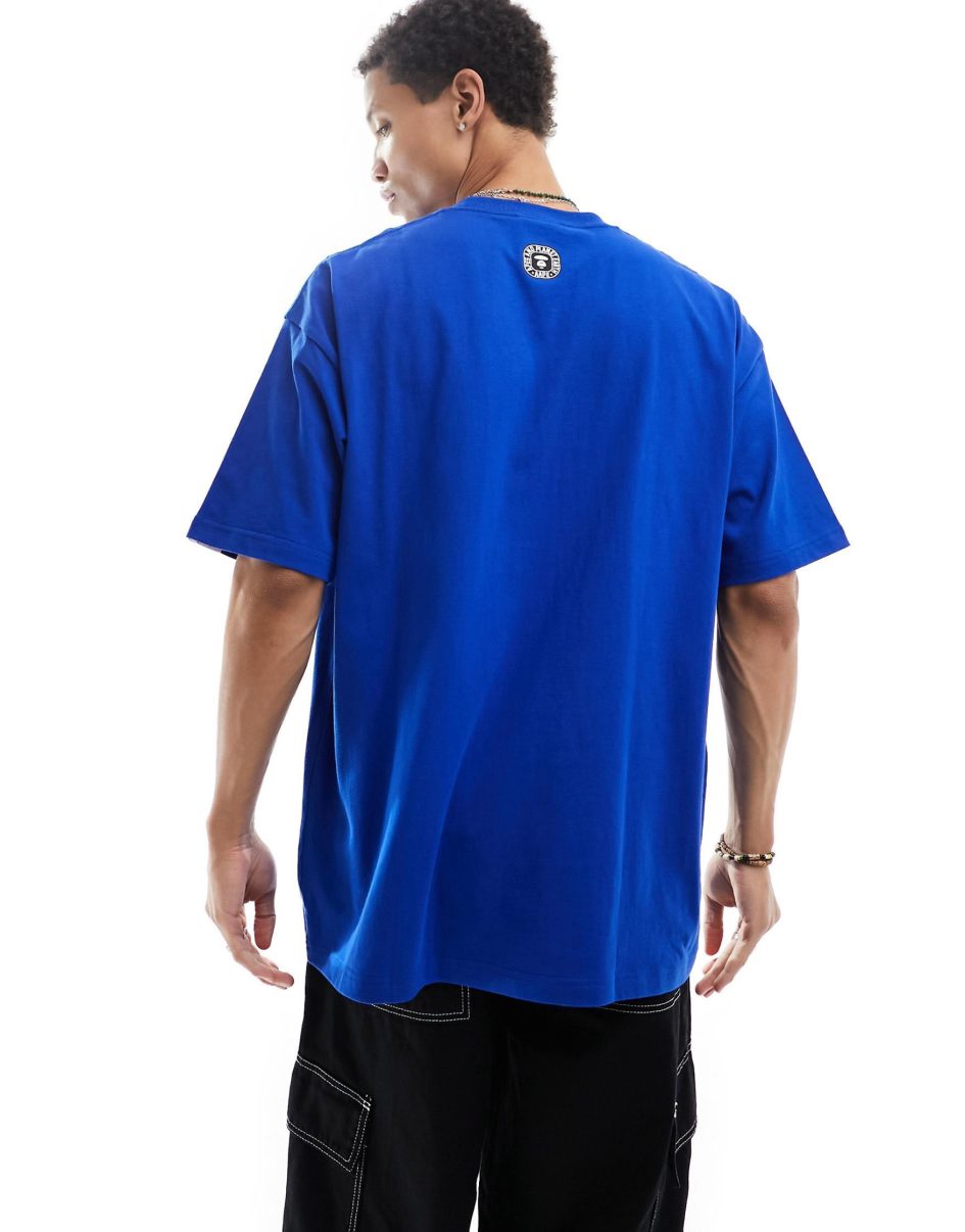 AAPE BY A BATHING APR T-SHIRT- BLUE