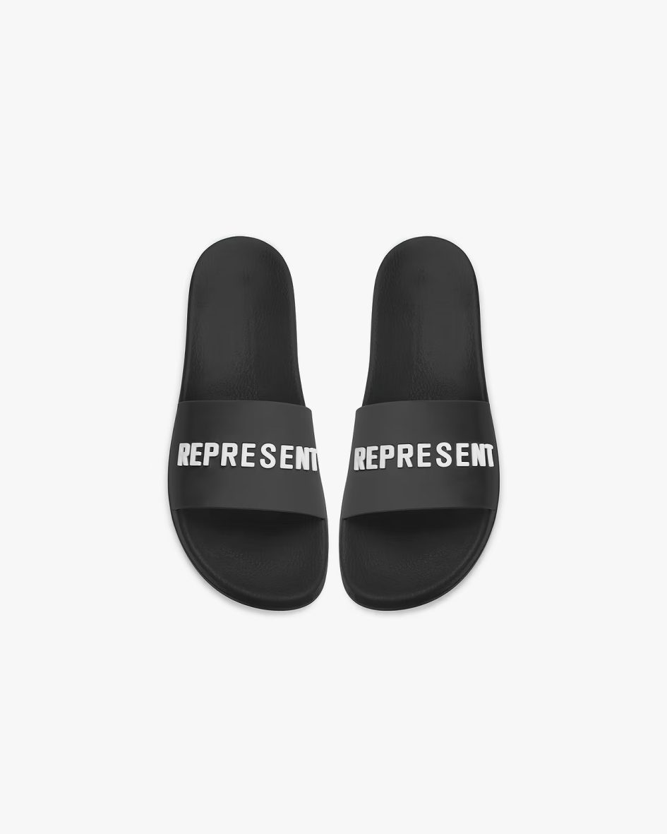 Represent pool slides black