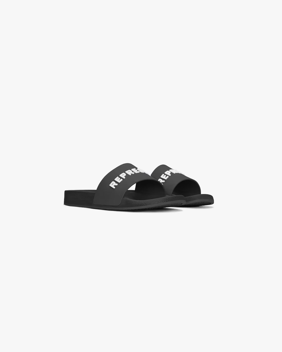 Represent pool slides black