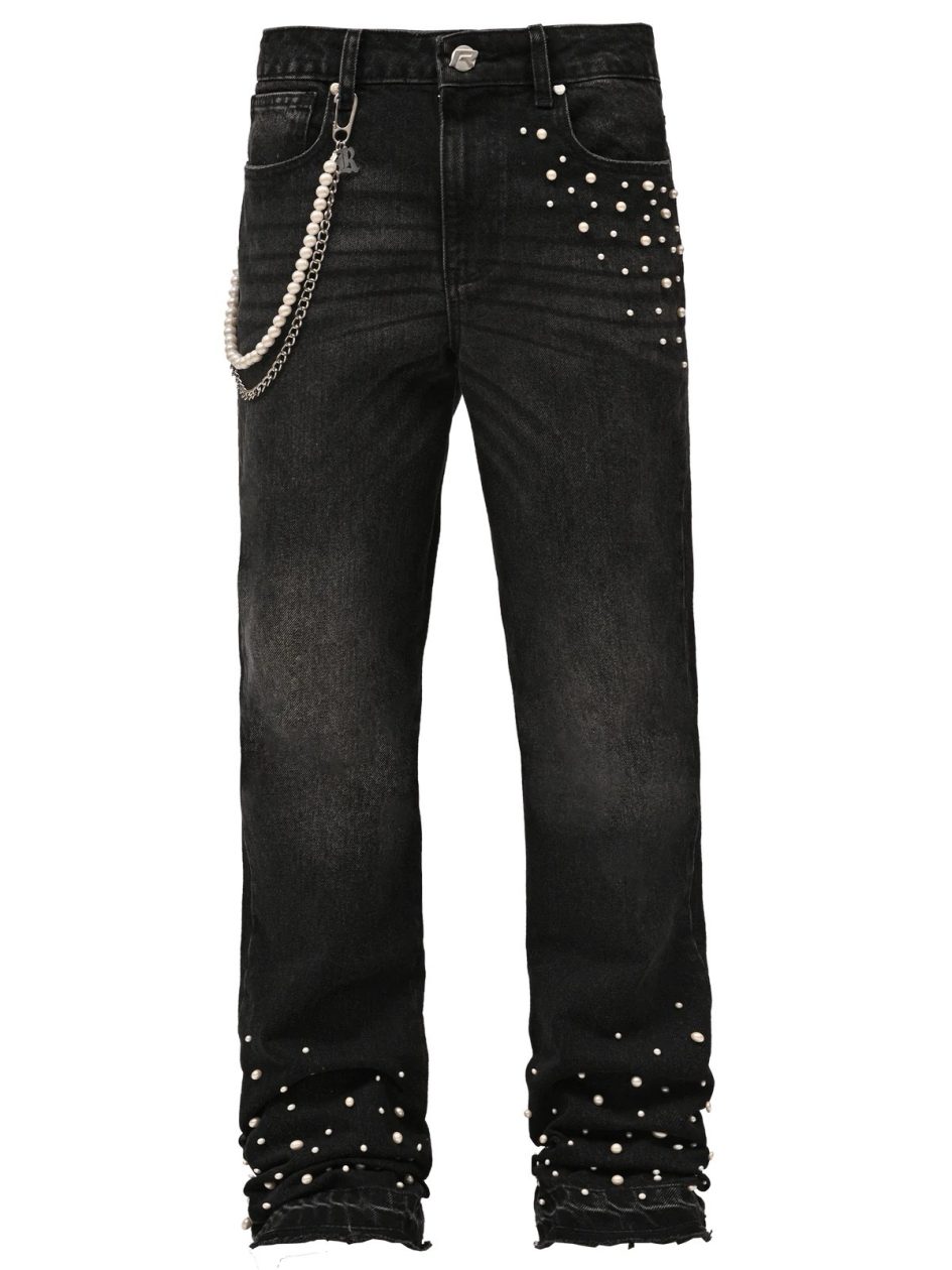 REPUTATION STUDIOS PEARL DENIM-BLACK