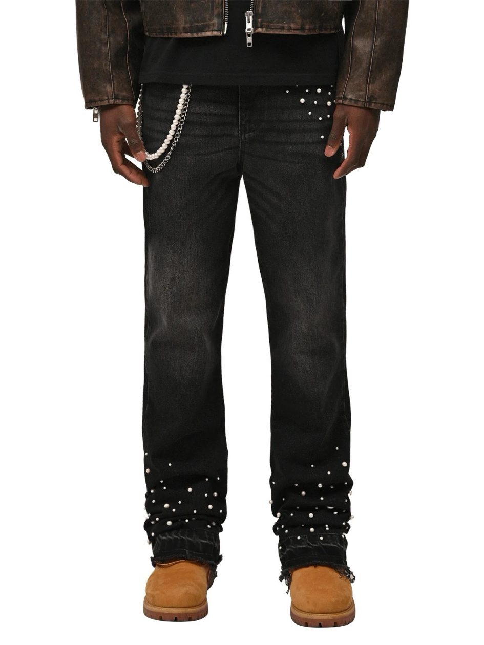 REPUTATION STUDIOS PEARL DENIM-BLACK