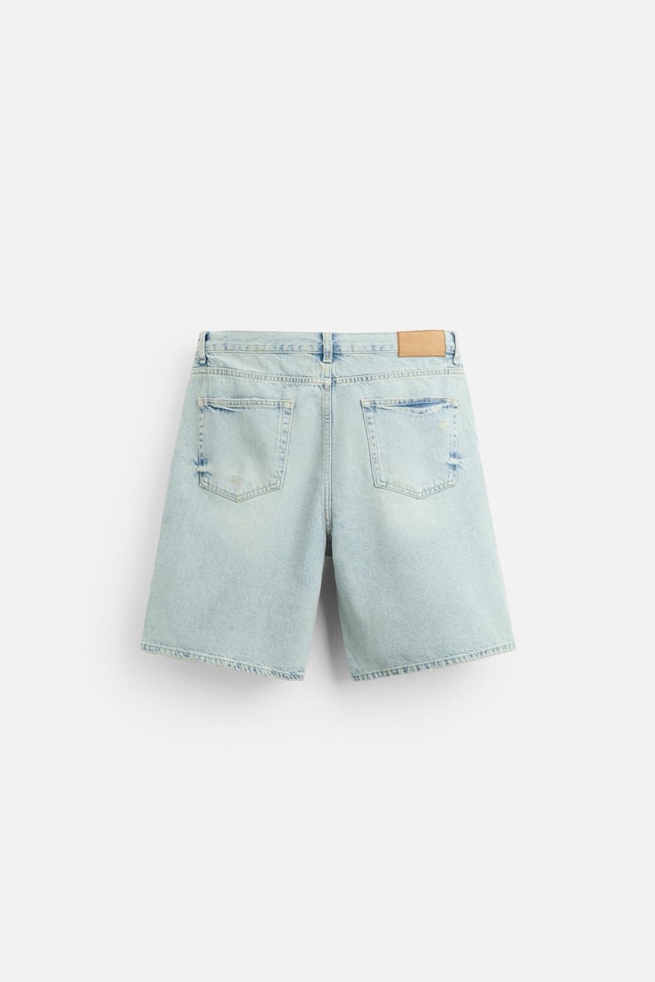 Zara straight leg jorts -light blue