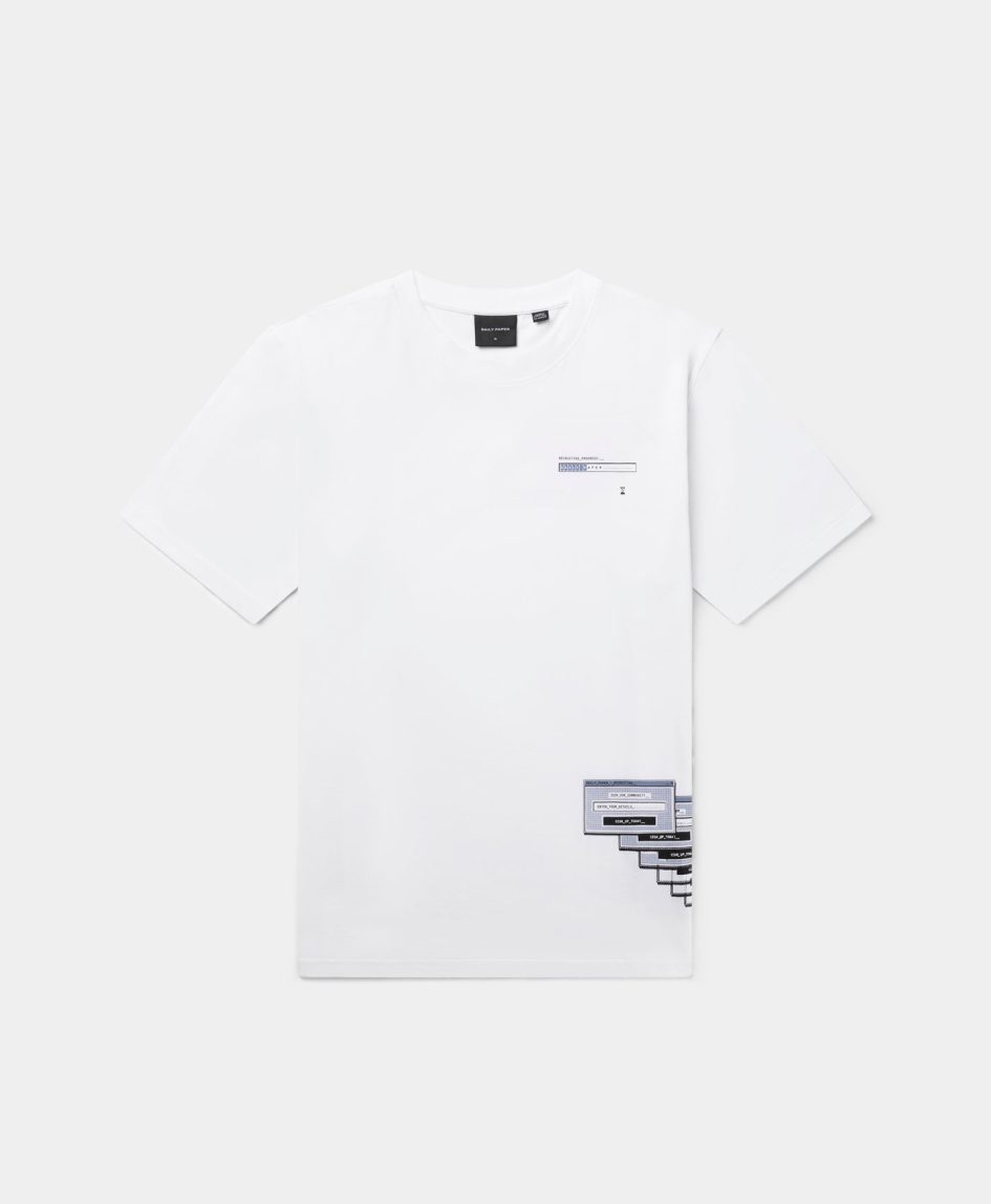 Daily paper white pop up T-shirt