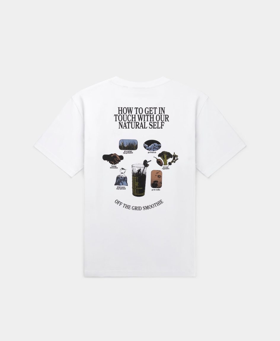 Daily paper white smoothie T-shirt