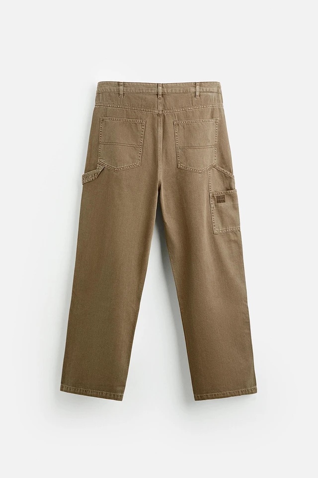 Zara carpenter pocket trousers