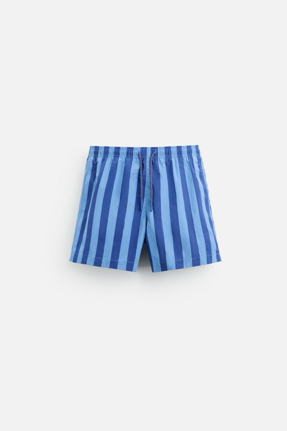 ZARA REGULAR STRIPED SWIMMING TRUNKS