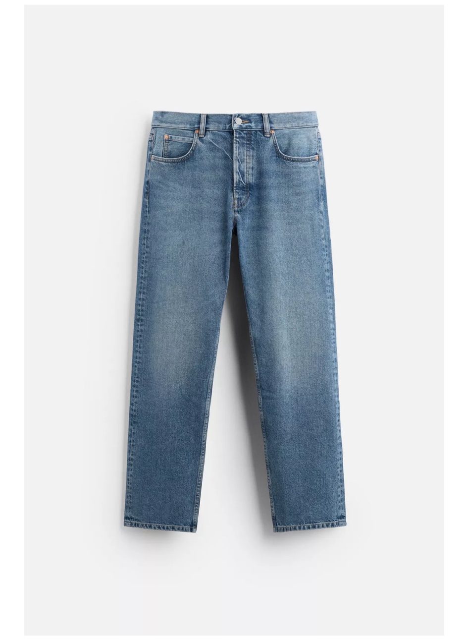 Zara regular straight leg jeans