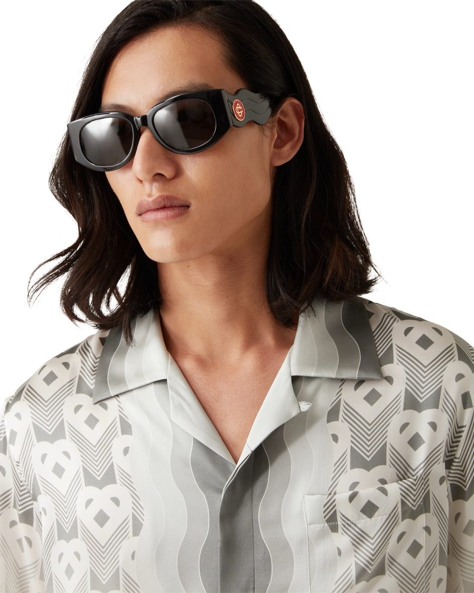 Casablanca black the memphis sunglasses