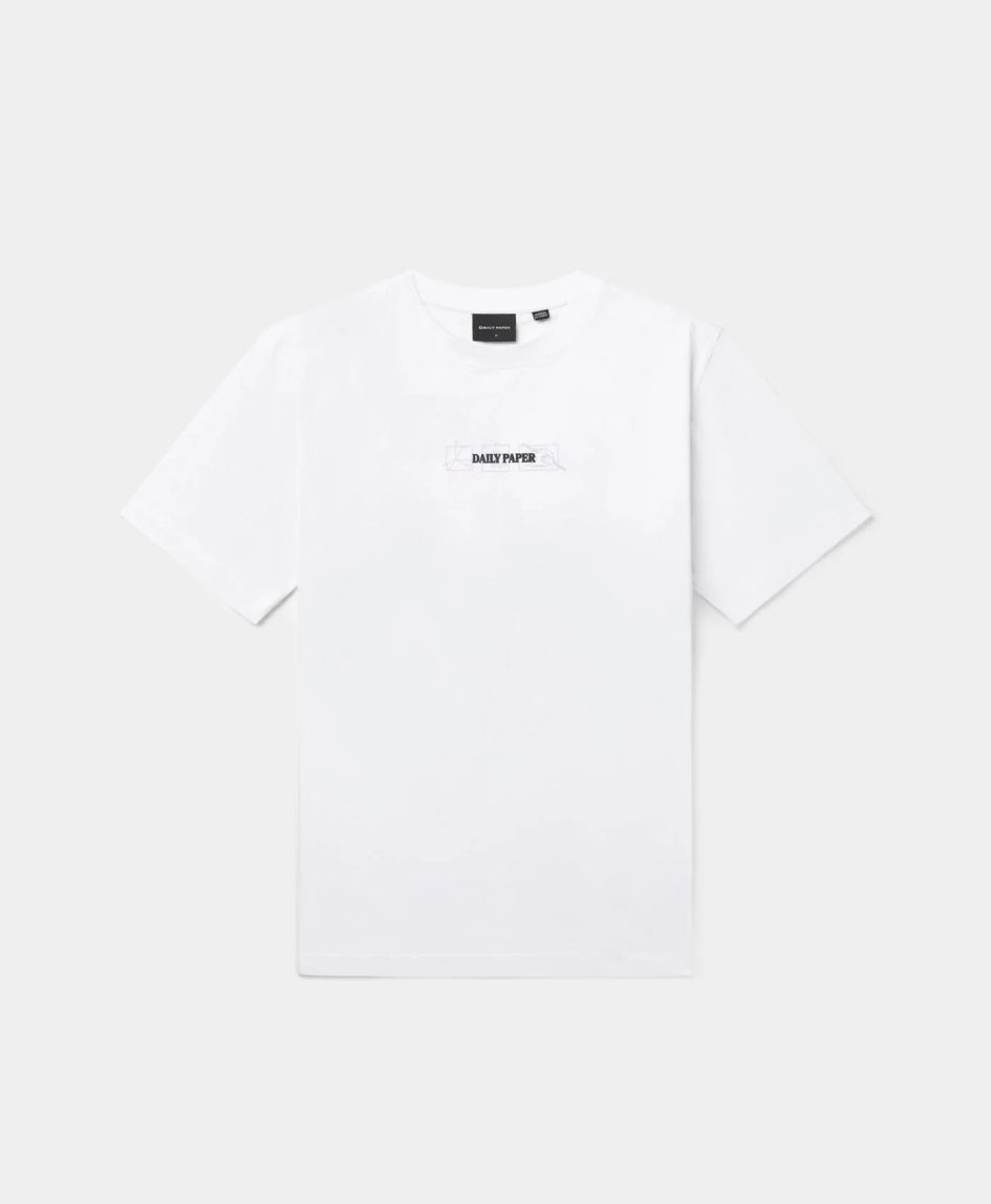 Daily paper white mirror T-shirt