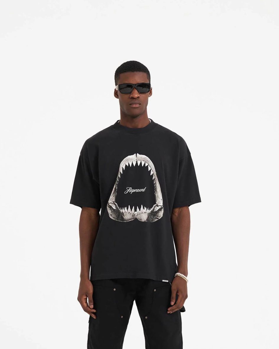 Represent shark jaws T-shirt