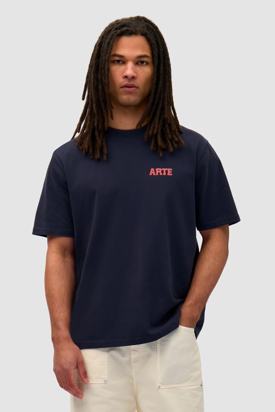 Arte Antwerp Mural Back Print T-shirt - Navy