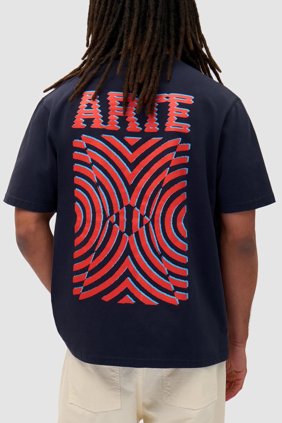 Arte Antwerp Mural Back Print T-shirt - Navy