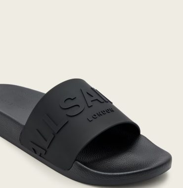 All Saints Biggy Slip On Logo Sliders