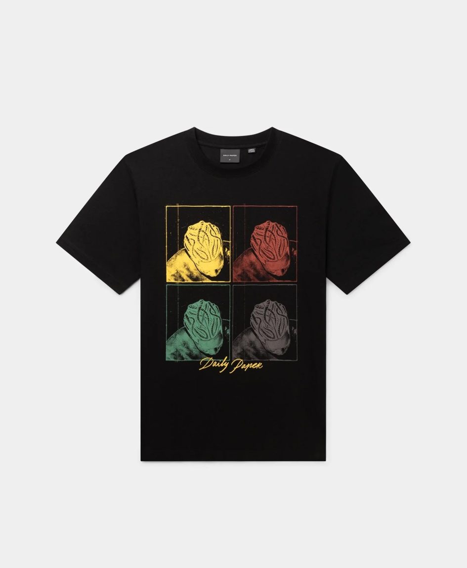 Daily paper black frame t-shirt