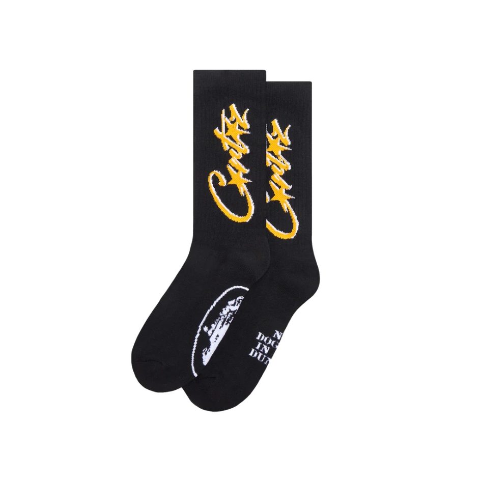 CORTEIZ ALLSTARZ SOCKS (black & yellow)