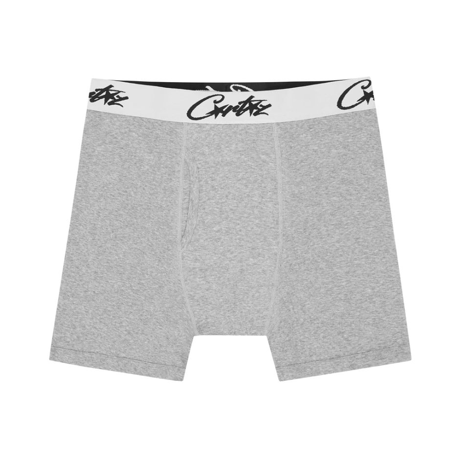 Corteiz grey allstarz boxers (3 pack)