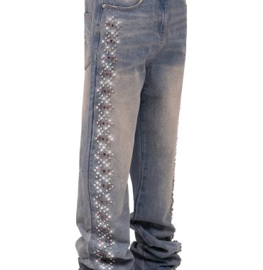 Reputation studios prism chain denim-cream wash