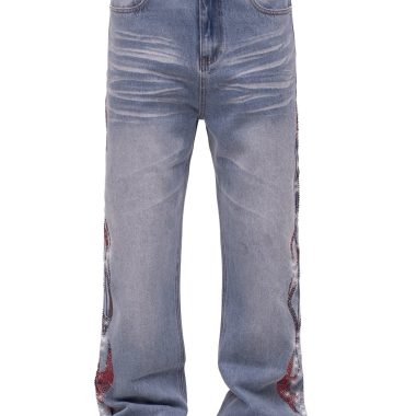 Reputation studios vibe flames denim-light stone