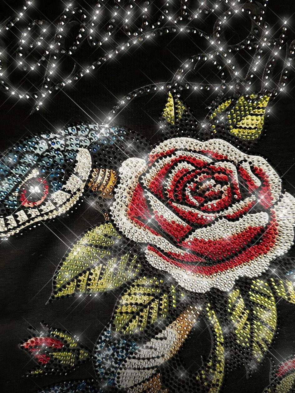 Reputation Studios Venom Tears Rhinestone Tee