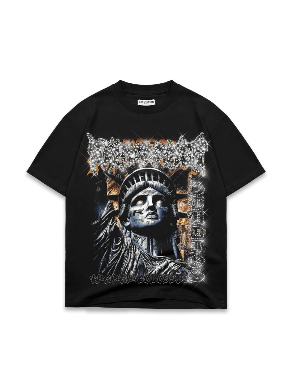 Reputation Studios The New Colossus Rhinestone Tee