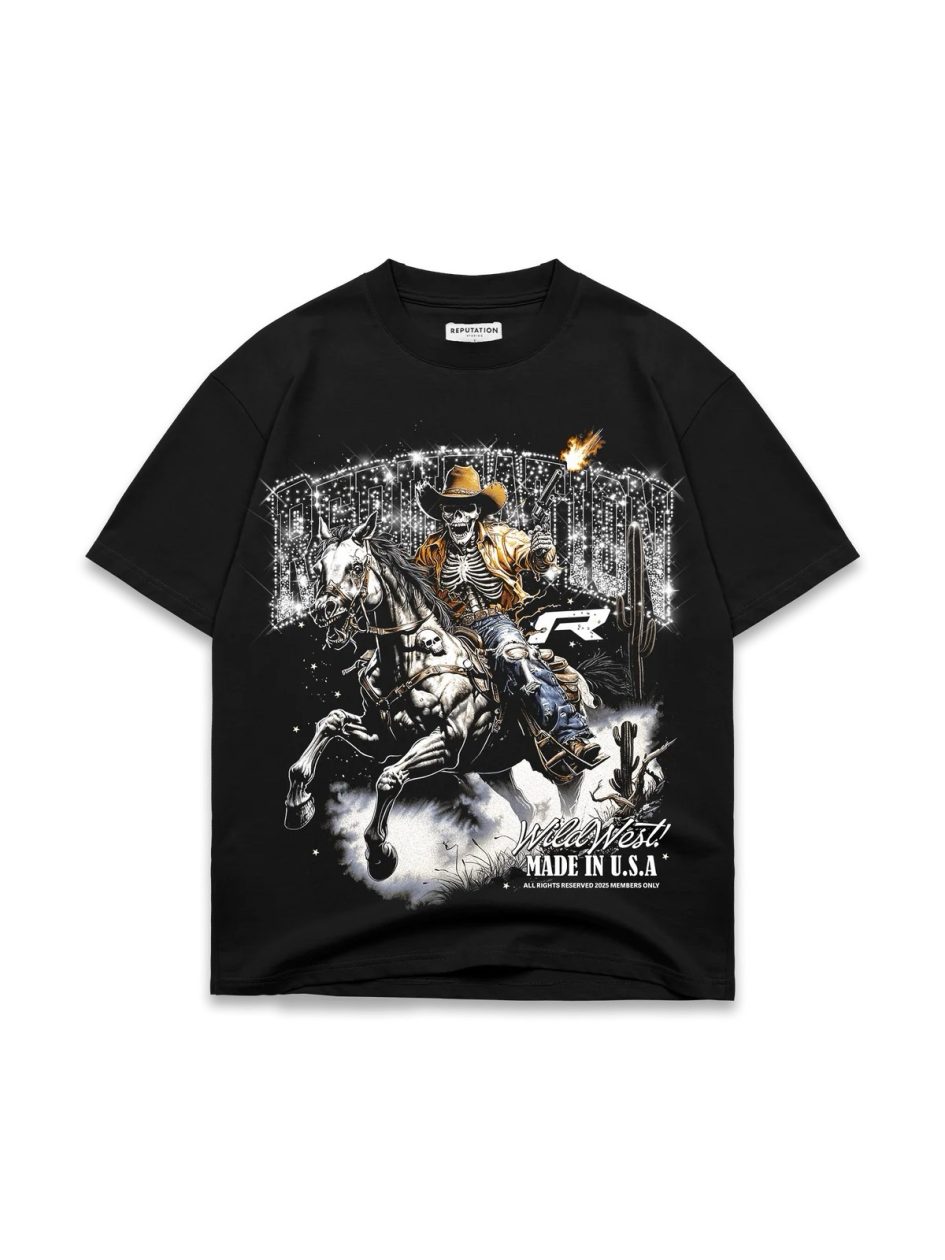 Reputation Studios Dead West Rhinestone Tee
