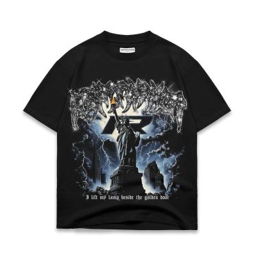 Reputation Studios Liberty Blackout Rhinestone Tee