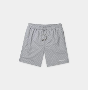 Daily paper sleet grey kato monogram swimshorts