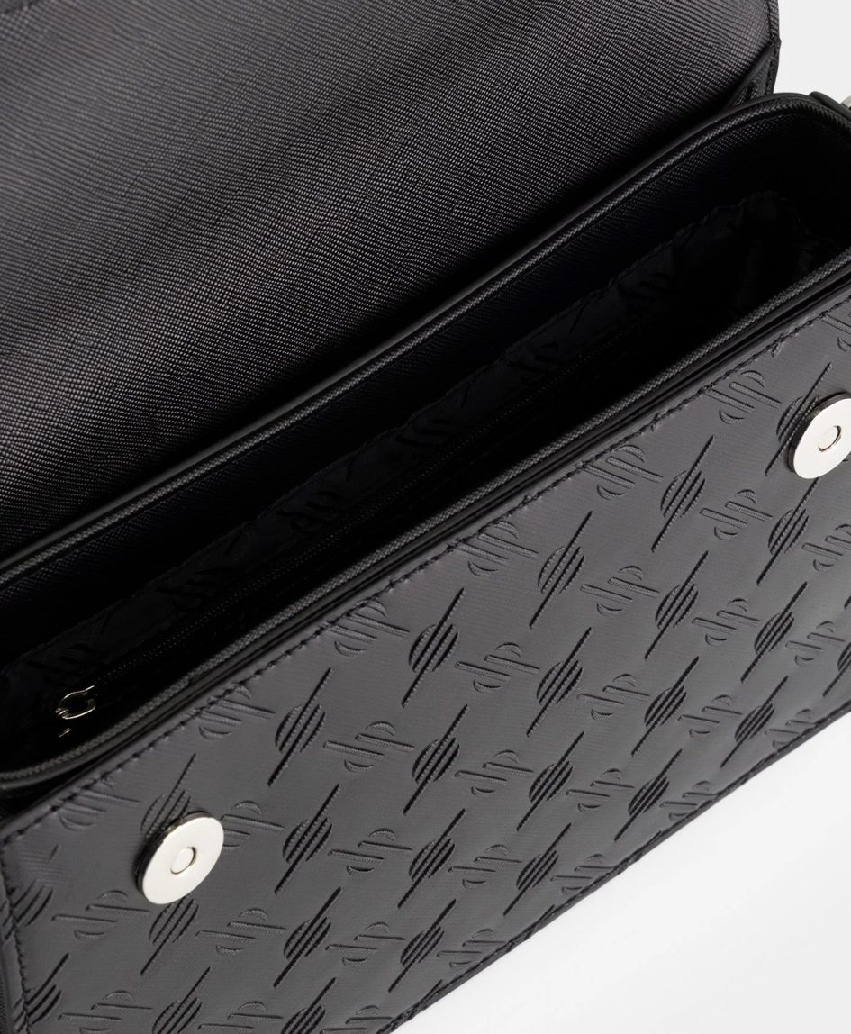Daily paper black meru EMB monogram bag
