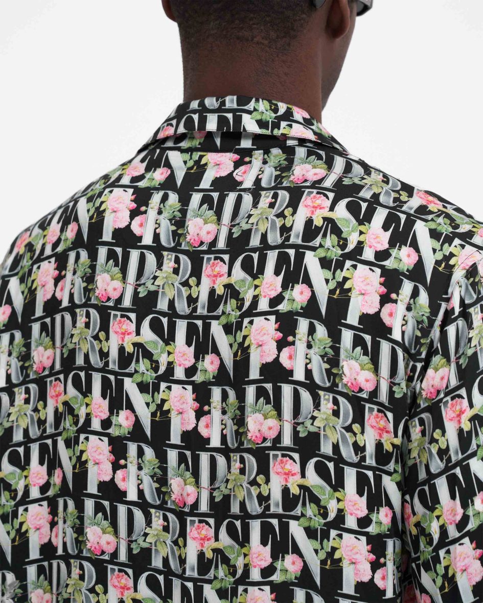 Represent Floral Shirt Black