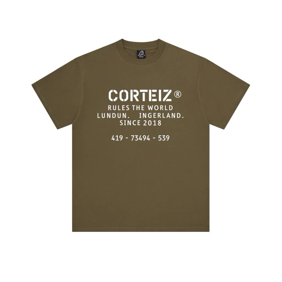 CORTEIZ OG STENCIL TEE KHAKI