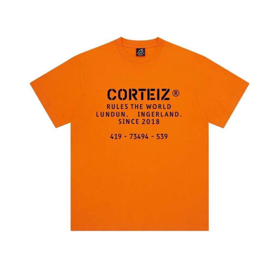 CORTEIZ OG STENCIL TEE ORANGE