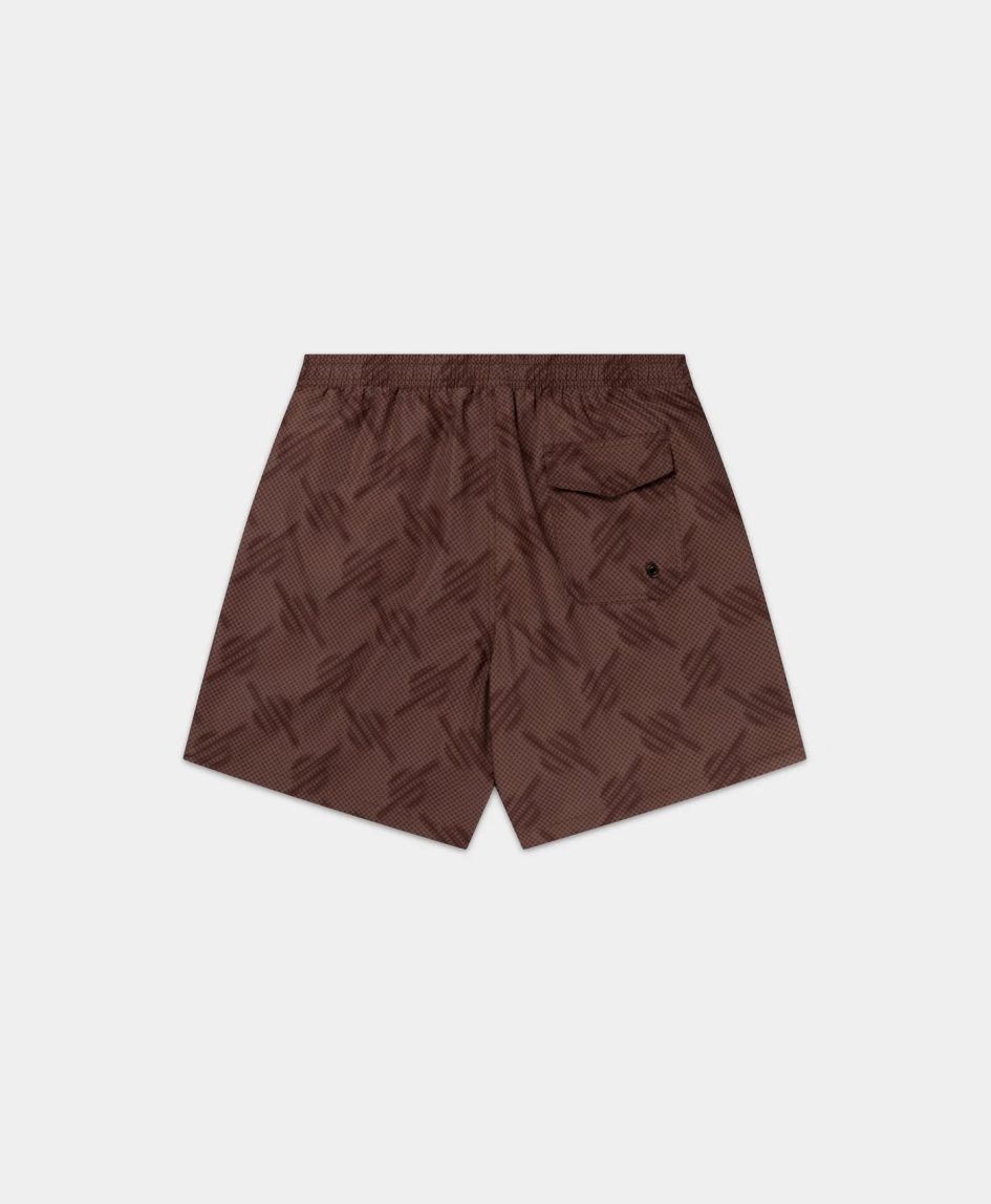 Daily paper dotted monogram swimshorts-nutmeg
