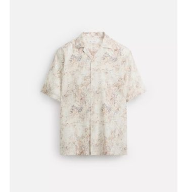 Zara abstract print shirt-reddish