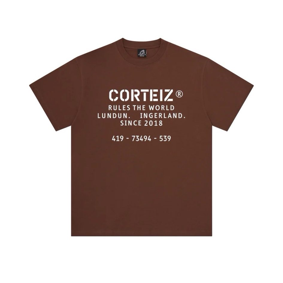 OG STENCIL TEE BROWN