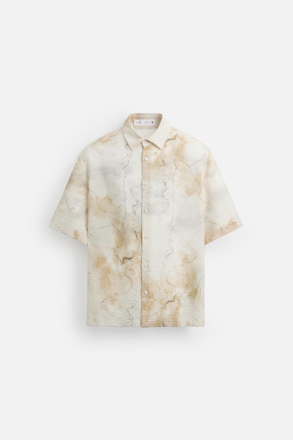 Zara abstract print shirt