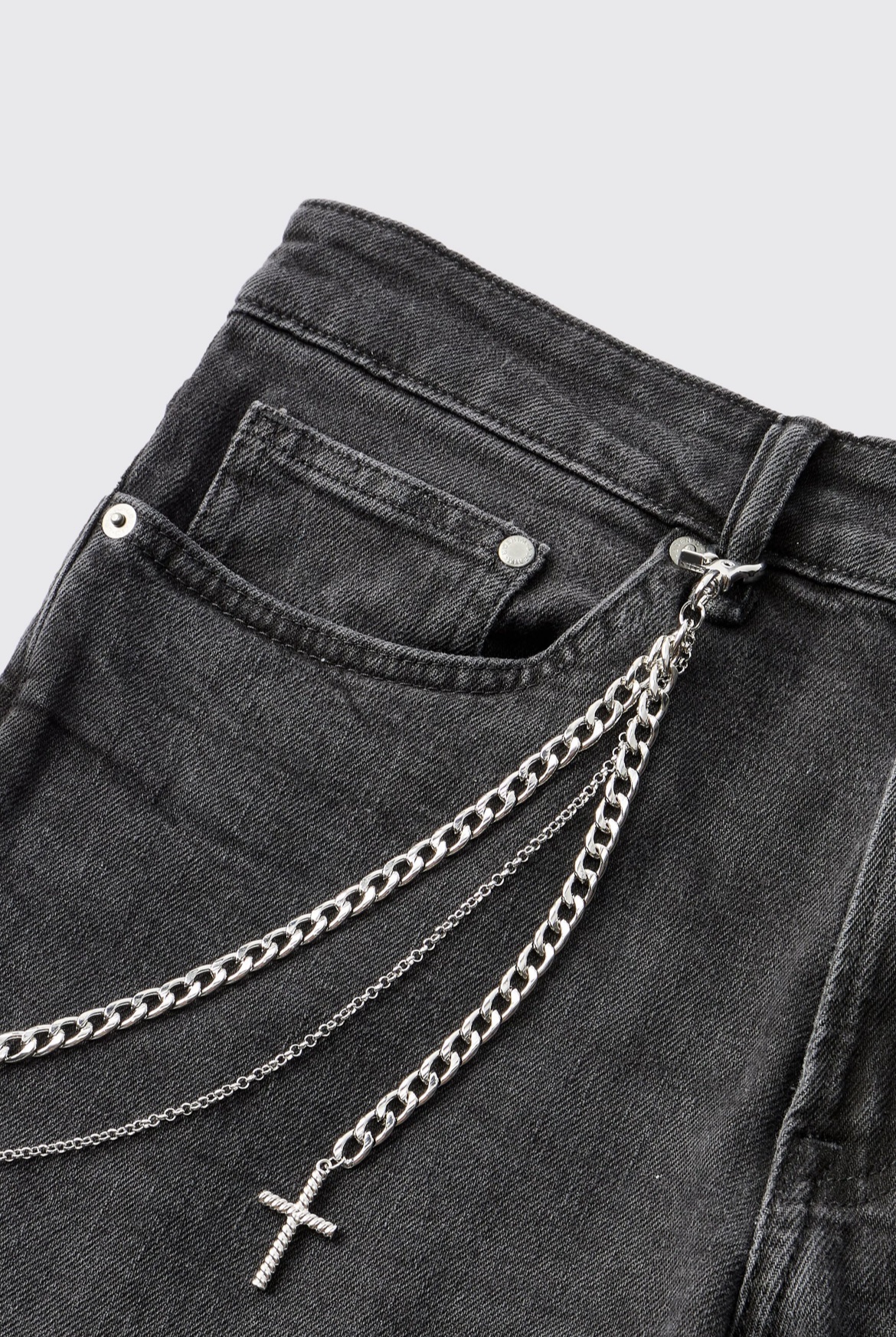 boohooman cross jeans chain